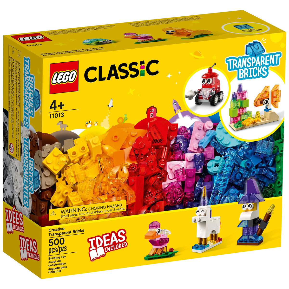 Classic 11013 Creative Transparent Bricks