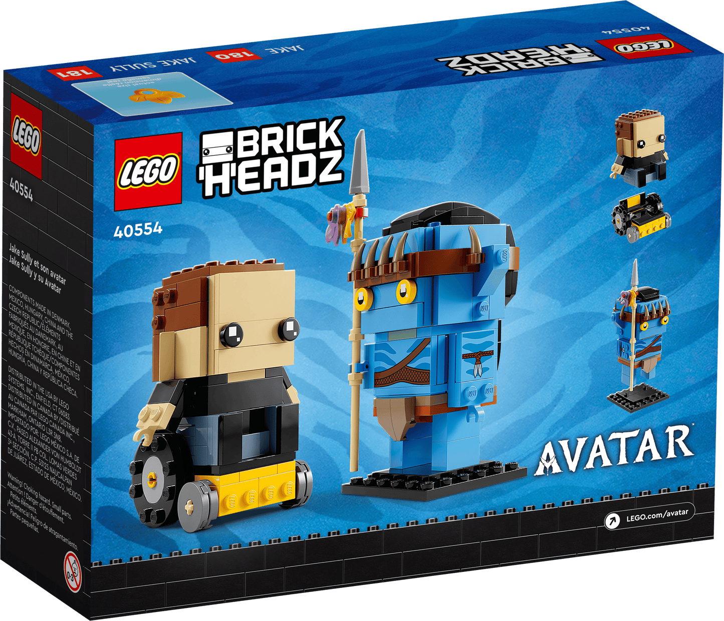 BrickHeadz: Avatar 40554 Jake Sully and his Avatar
