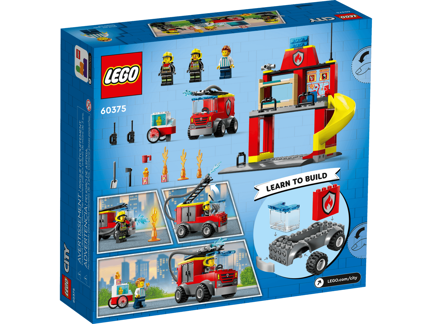 City 60375 Fire Station and Fire Truck