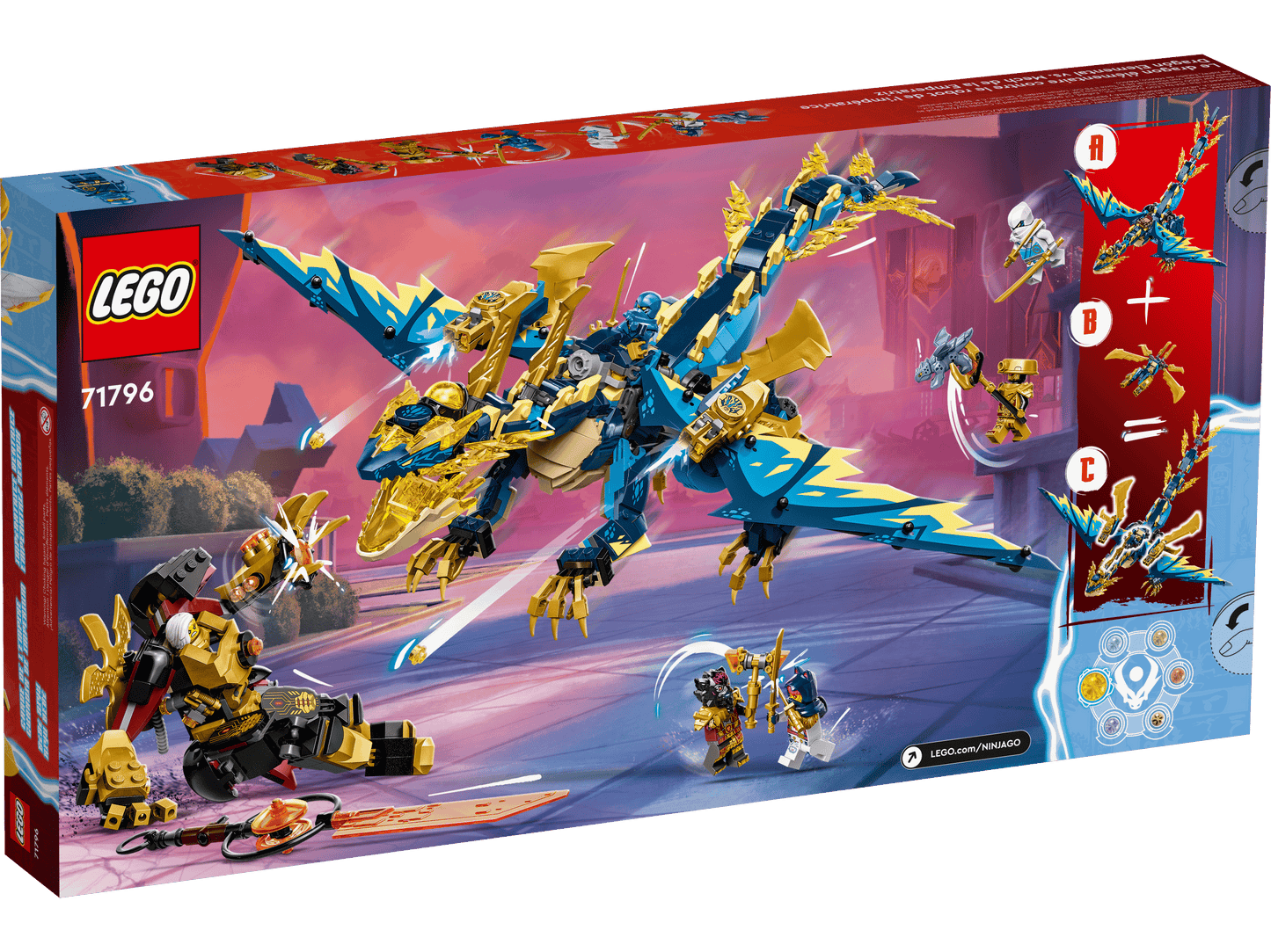 Ninjago 71796 Elemental Dragon vs The Empress Mech