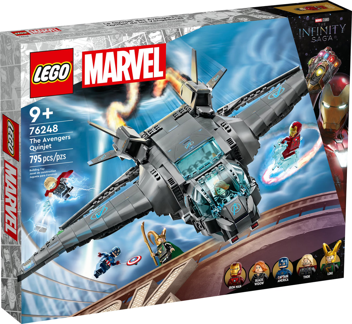 Marvel 76248 The Avengers Quinjet