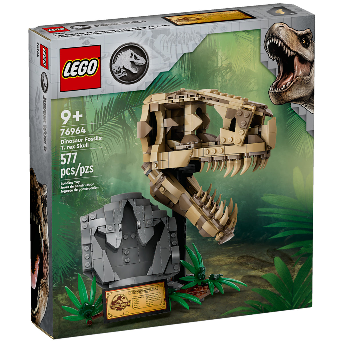 Jurassic World 76964 Dinosaur Fossils: T. Rex Skull