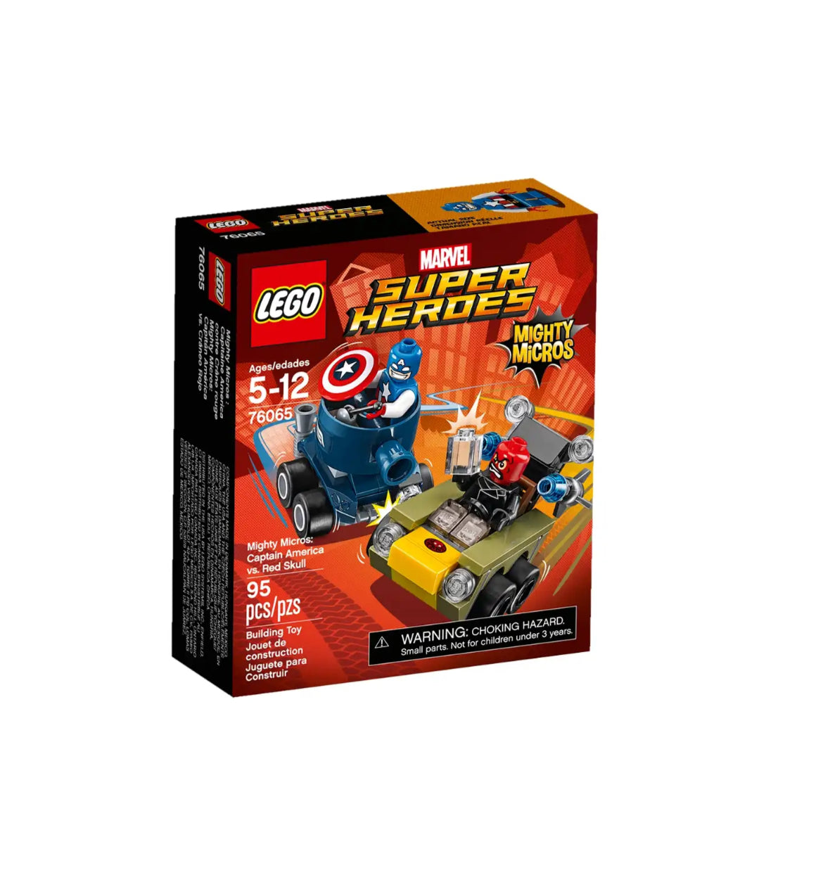 Marvel 76065 Mighty Micros: Captain America vs. Red Skull