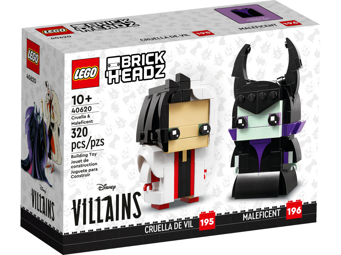 LEGO BrickHeadz ‘Villians’ 40620 Cruella and Maleficent