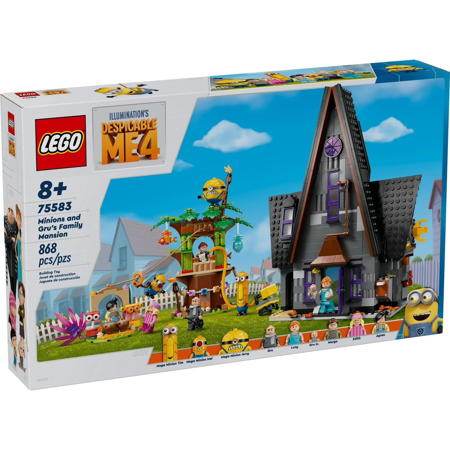 LEGO Minions Despicable Me 4 75583 Minions and Gru’s Family Mansion