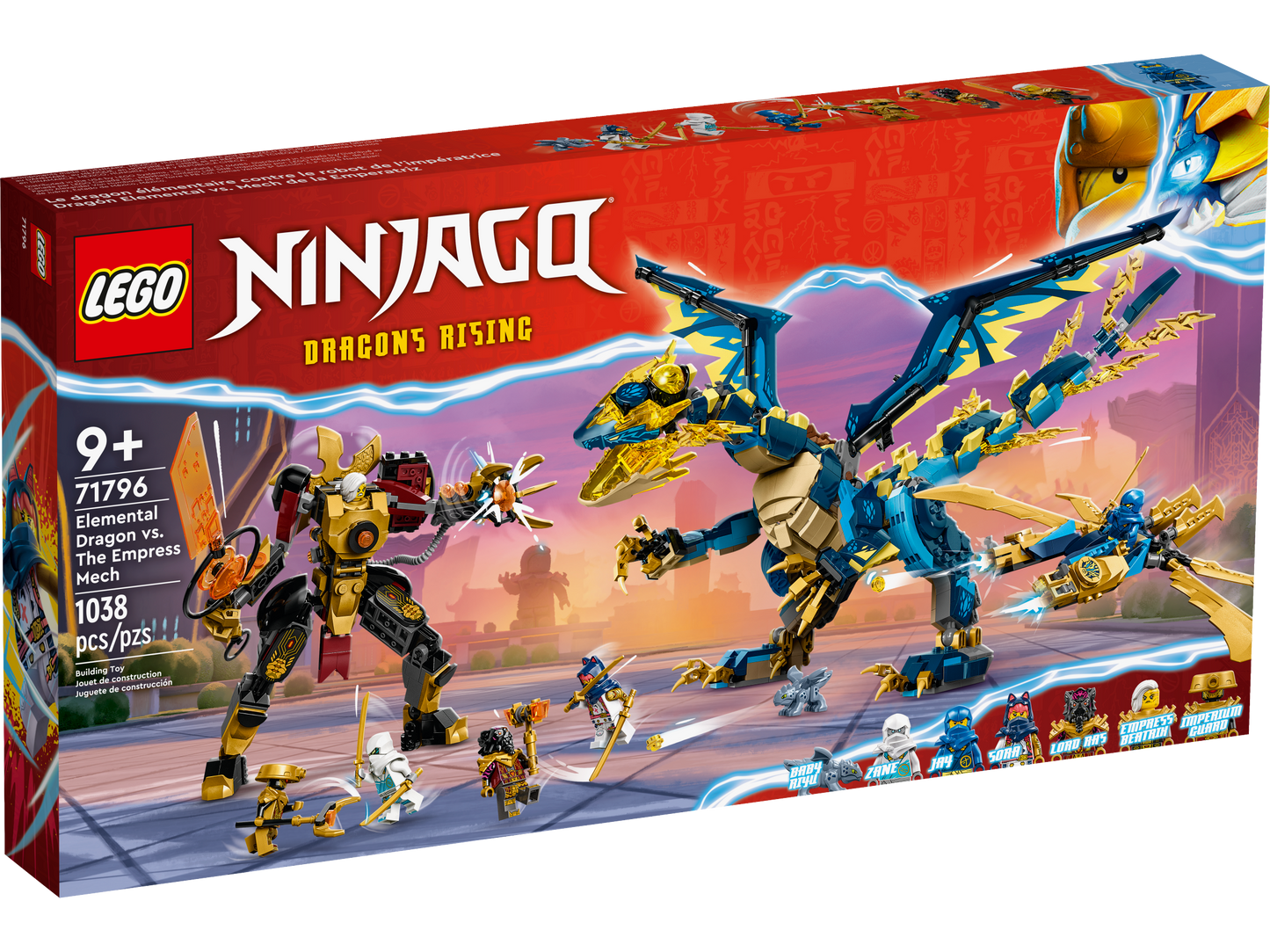 LEGO Ninjago 71796 Elemental Dragon vs The Empress Mech