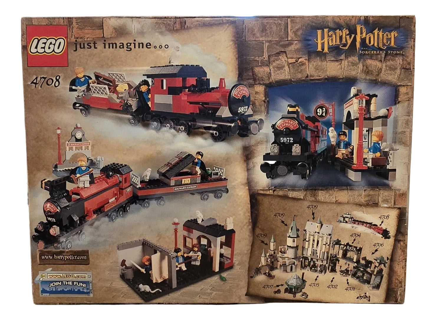 Harry Potter 4708 Socerer's Stone Hogwarts Express
