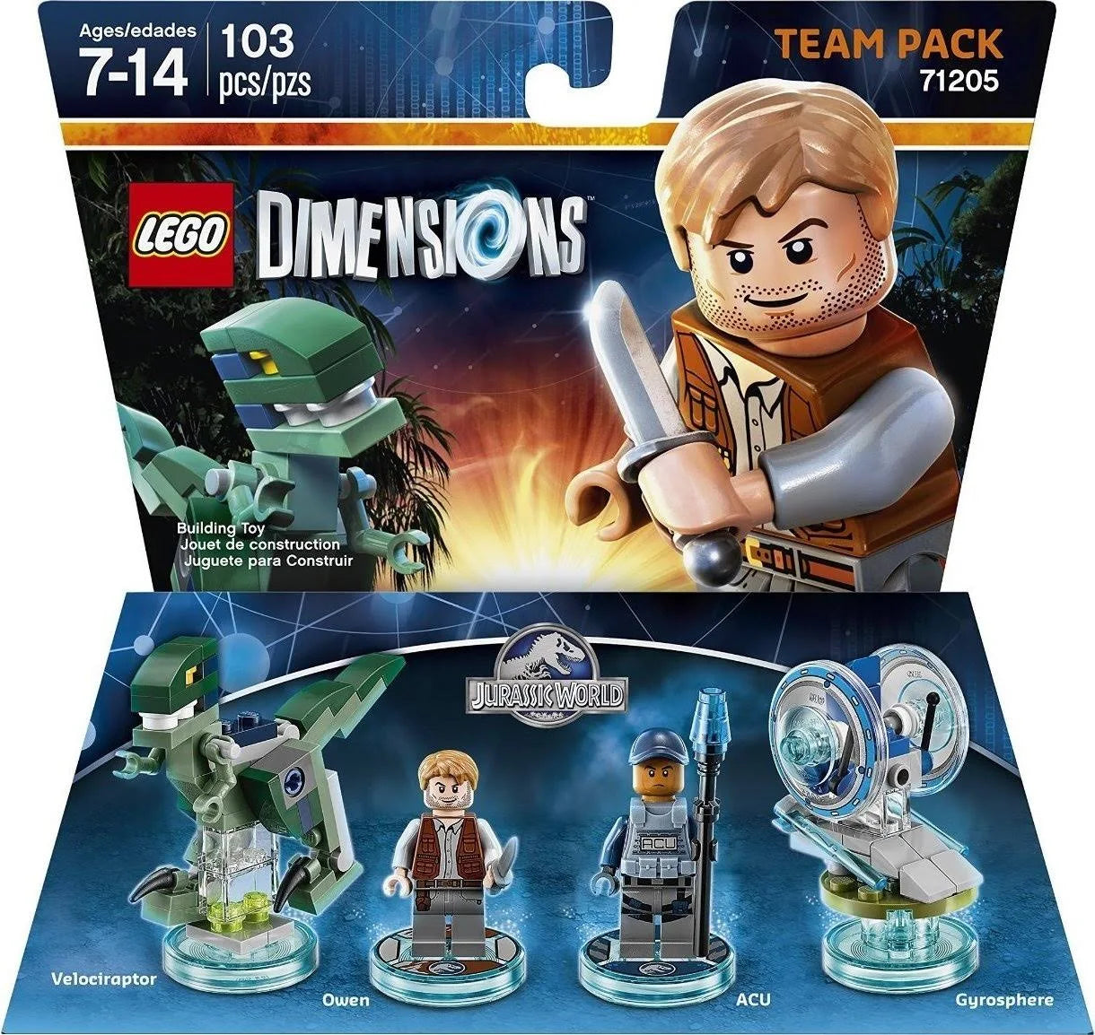Dimensions 71205 Jurassic World Team Pack
