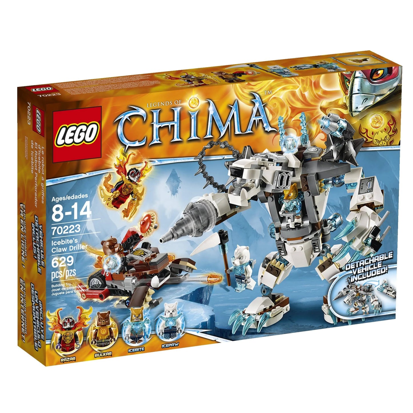 Legends of Chima 70223 Icebite's Claw Driller
