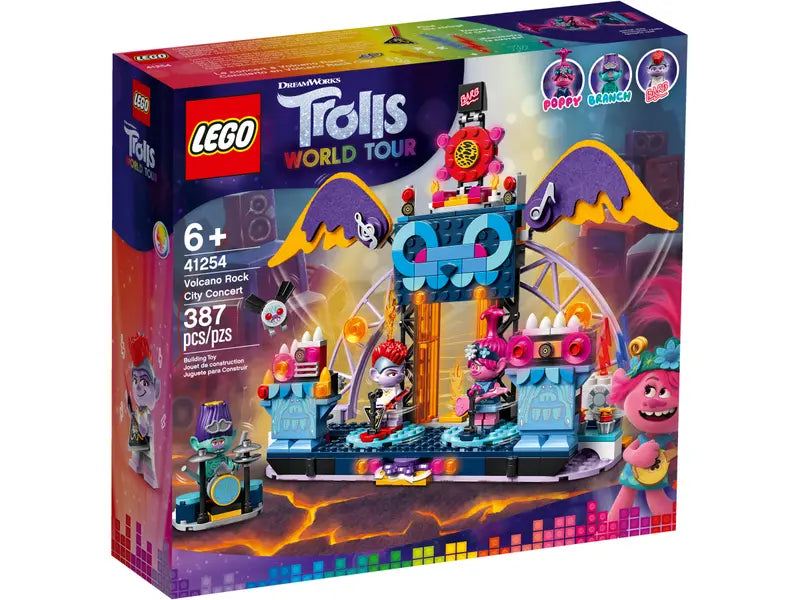 LEGO Trolls 41254 Volcano Rock City Concert