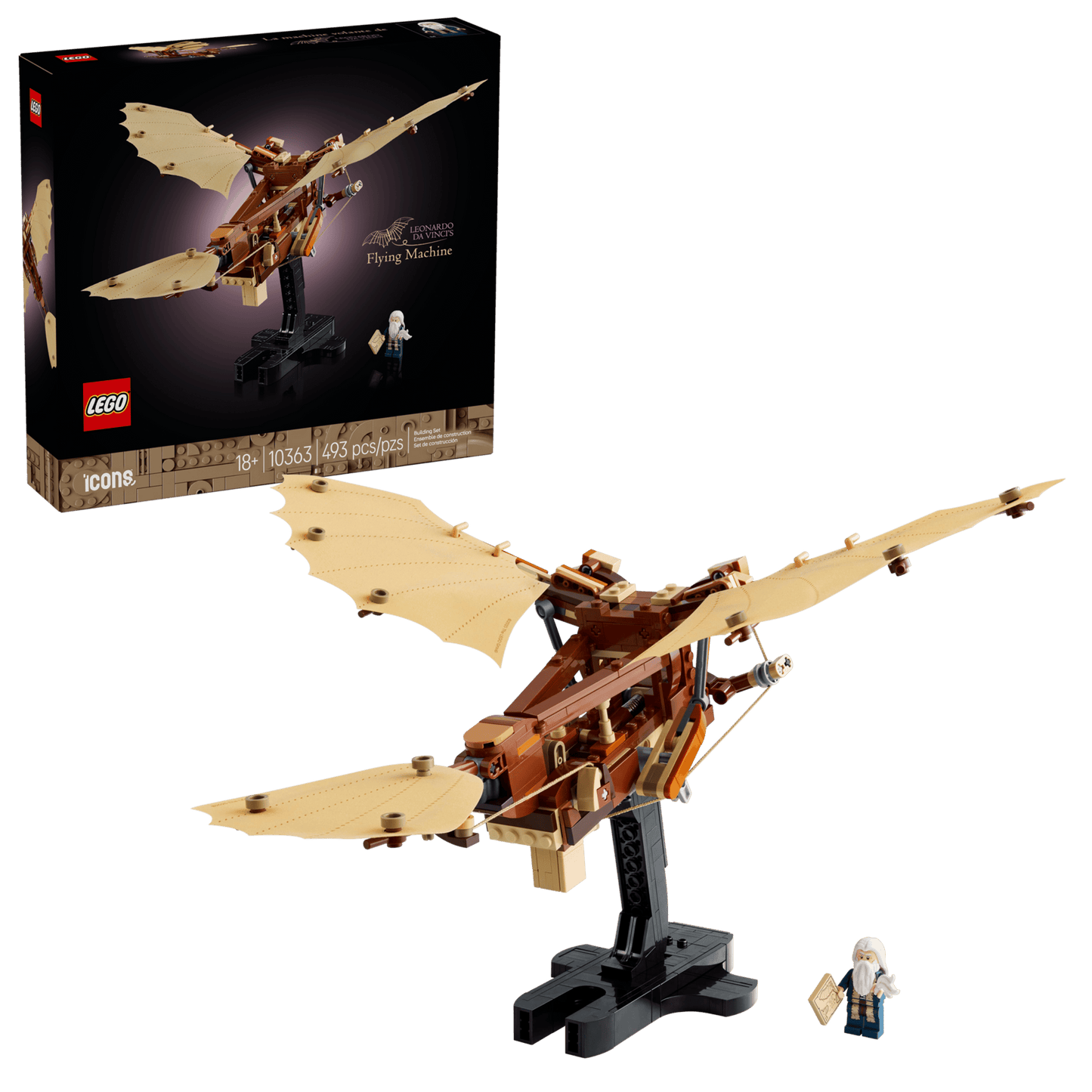 Icons 10363 Leonardo Da Vinci’s Flying Machine