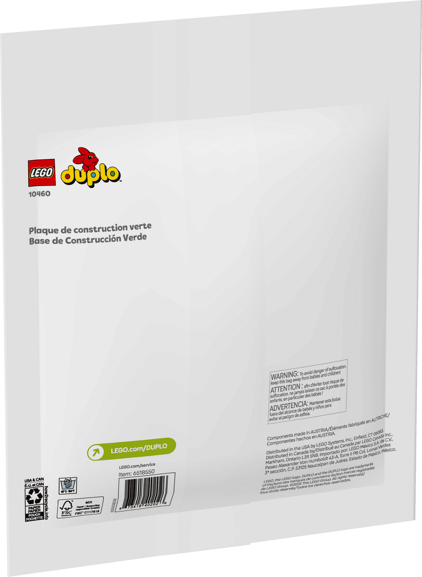 Duplo 10460 Green Building Plate
