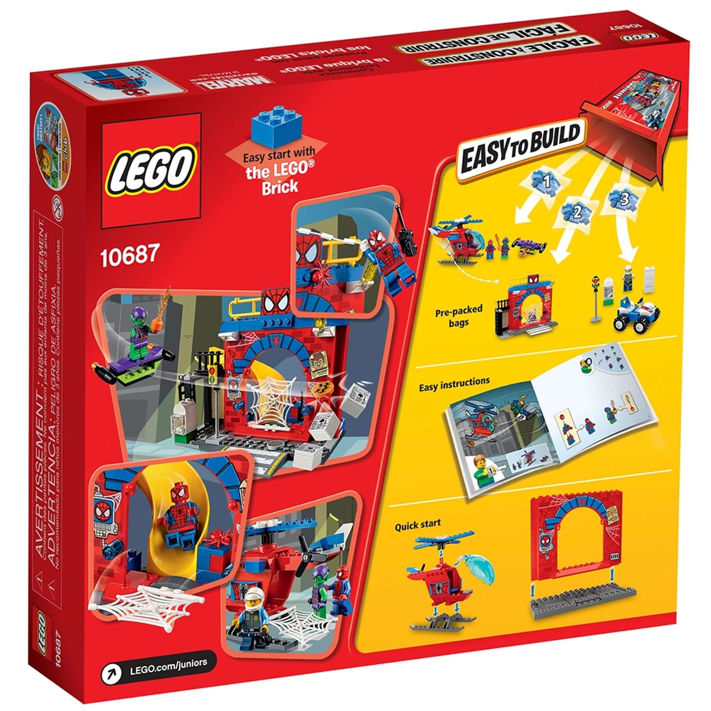 Juniors: Marvel 10687 Spider-Man Hideout