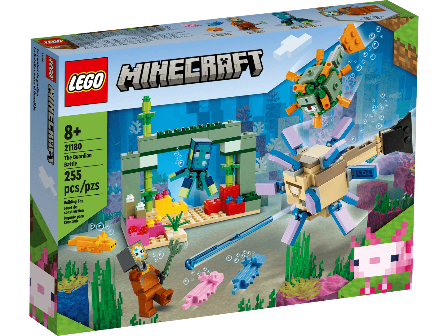 Minecraft 21180 The Guardian Battle