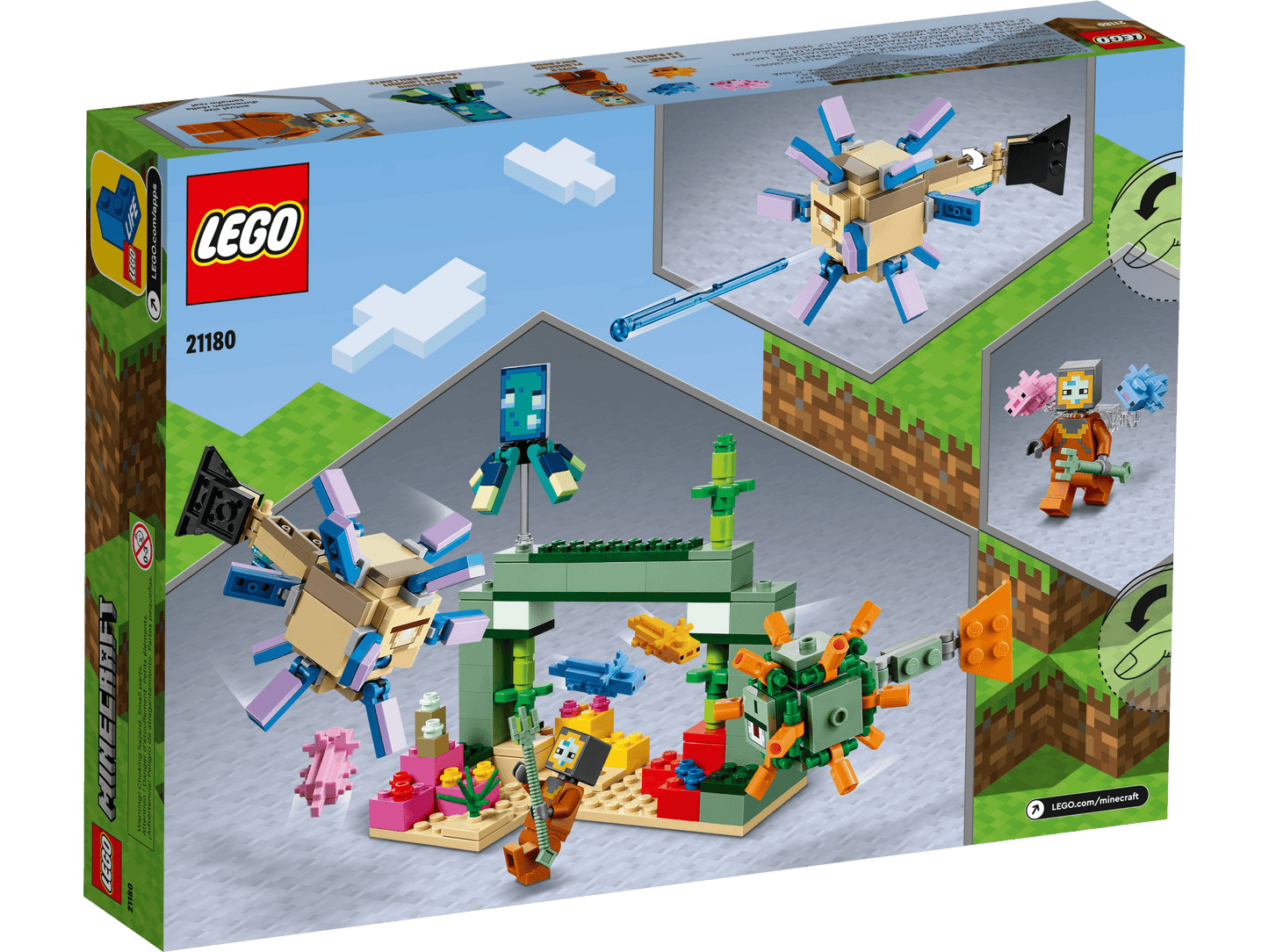 Minecraft 21180 The Guardian Battle
