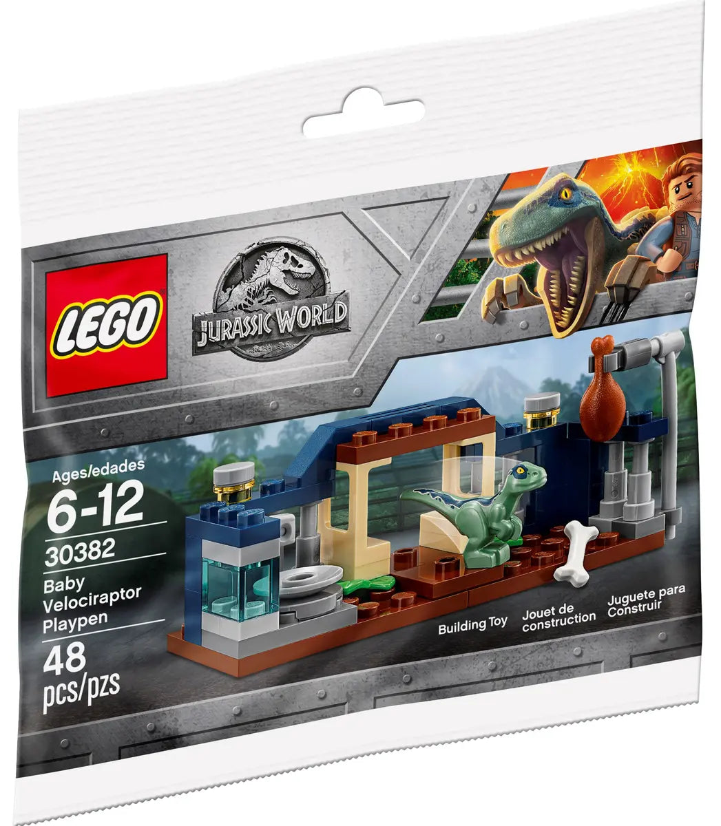 LEGO Jurassic 30382 Baby Velociraptor Playpen