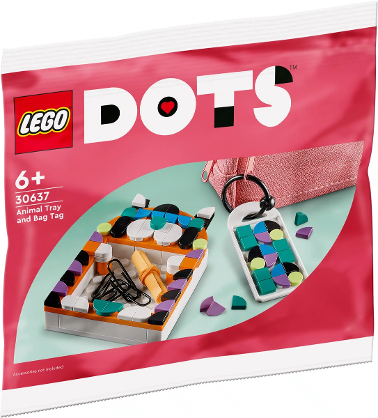 LEGO DOTS 30637 Animal Tray and Bag Tag