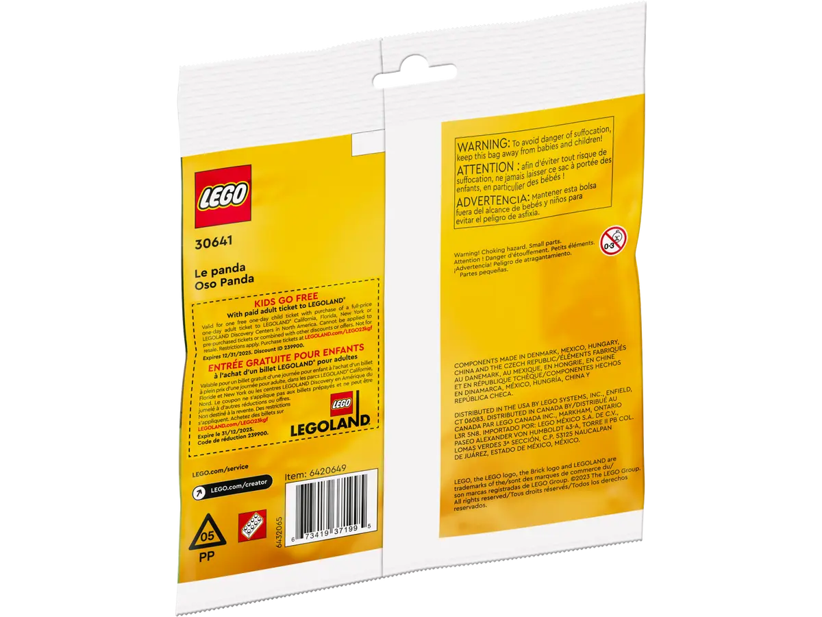 LEGO Creator 3 in 1 30641 Panda Bear