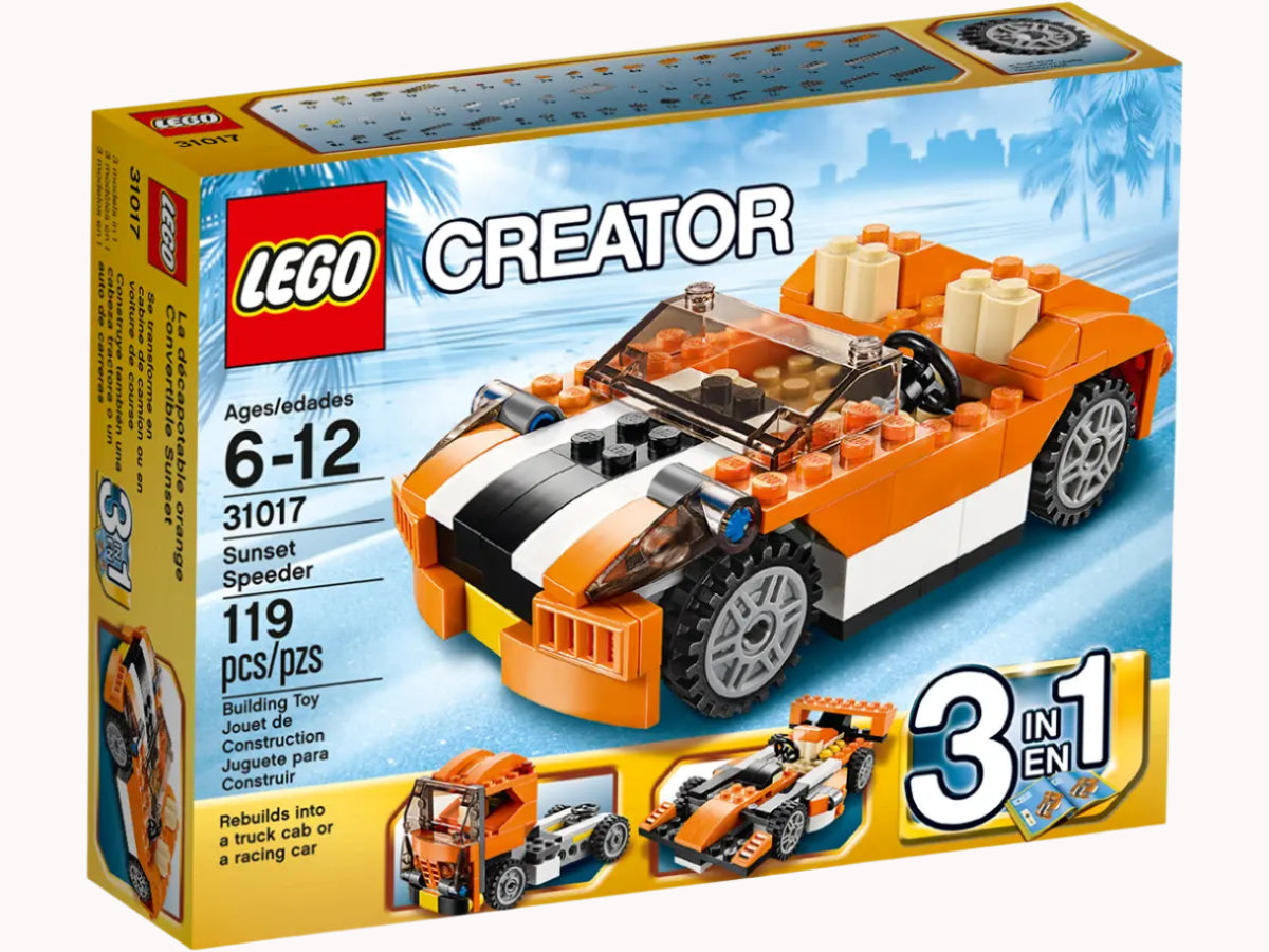 LEGO Creator 31017 Sunset Speeder 3 in 1