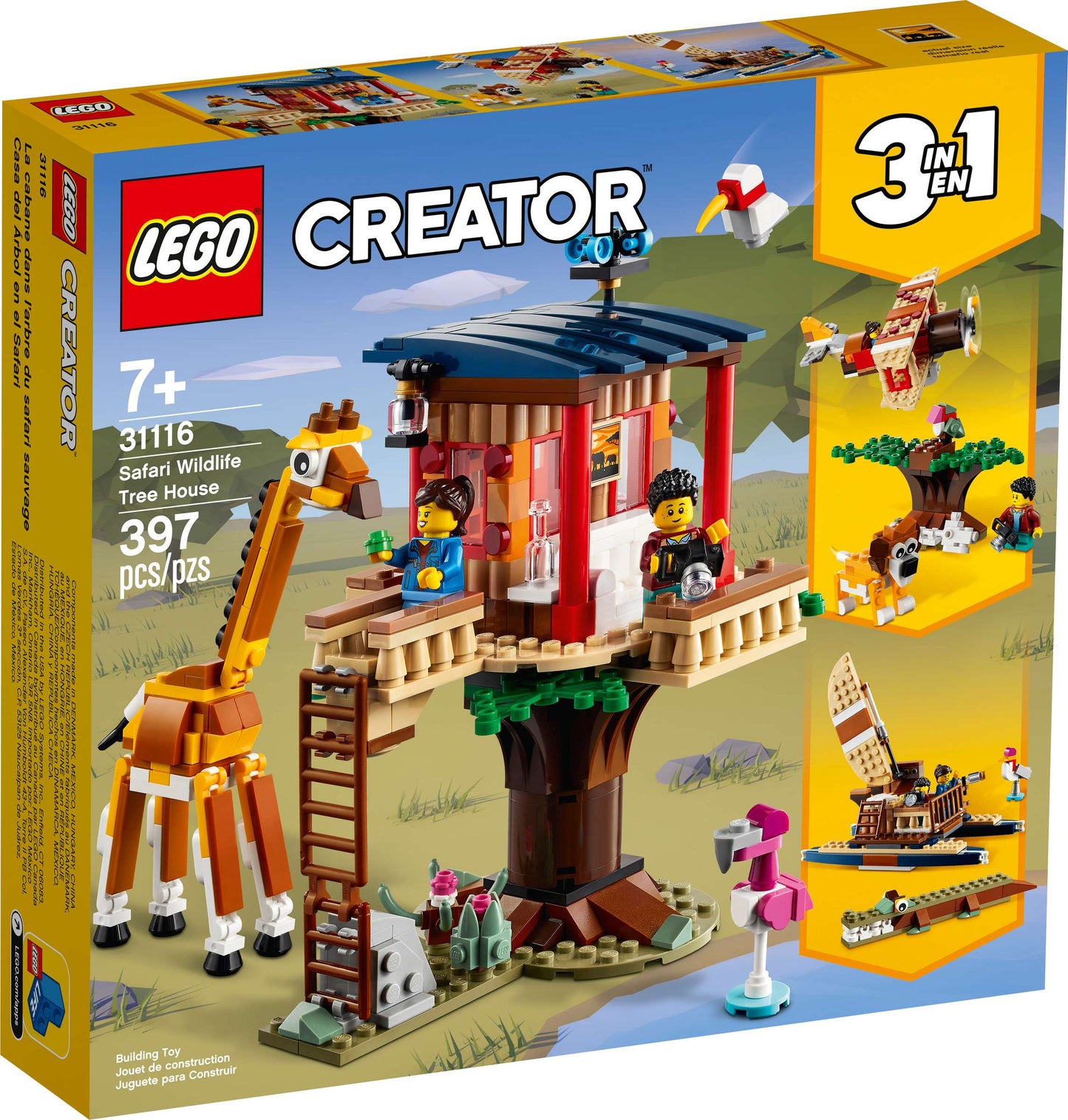 Creator 31116 Safari Wildlife Tree House
