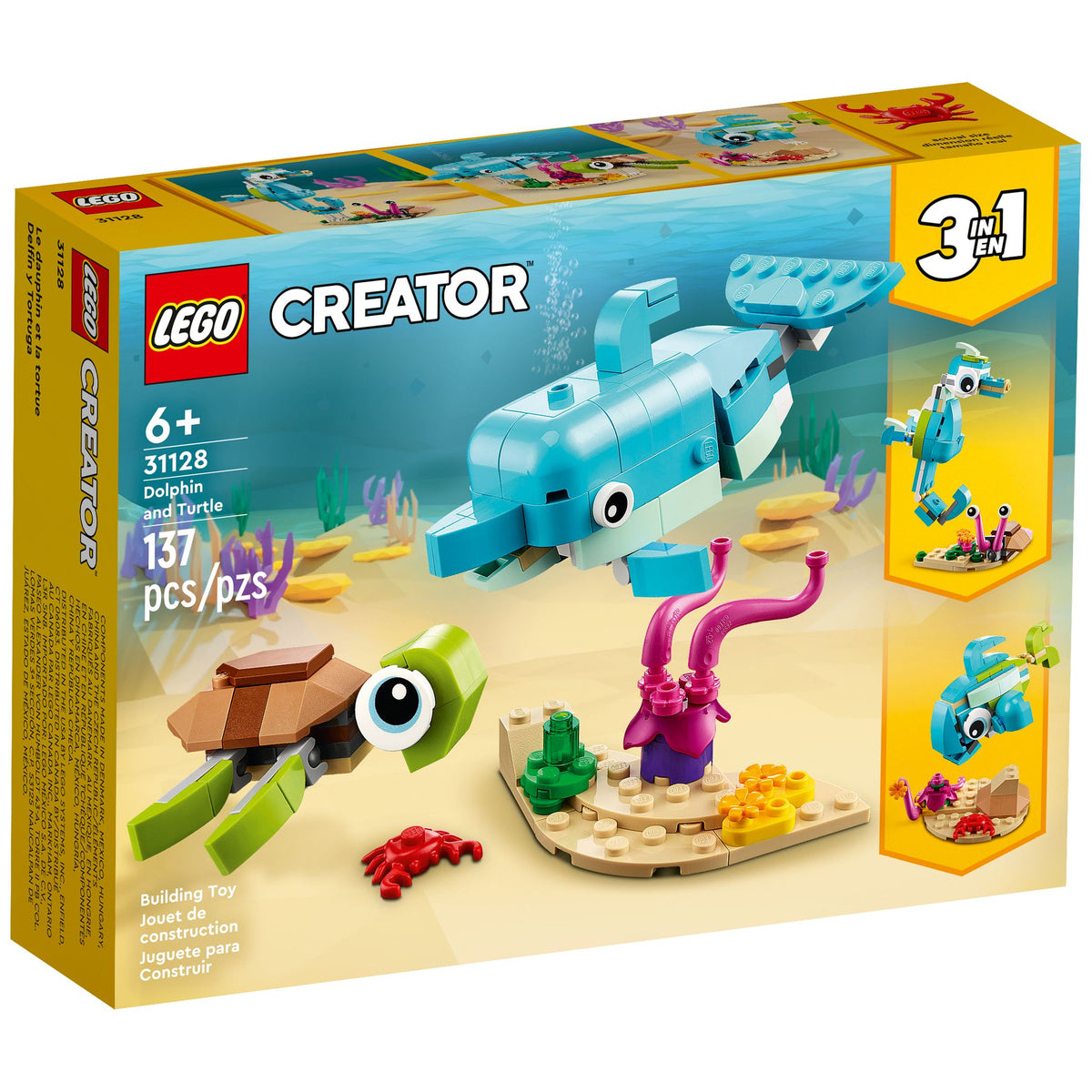 Creator 31128 Dolphin and Turtle
