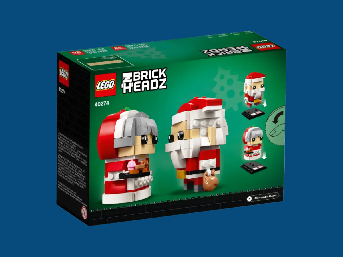 LEGO BrickHeadz 40274 Mr. & Mrs. Claus