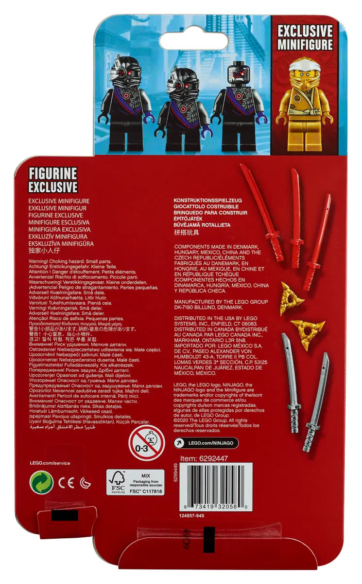 LEGO Ninjago 40374 Golden Zane Minfigure Accessory Set