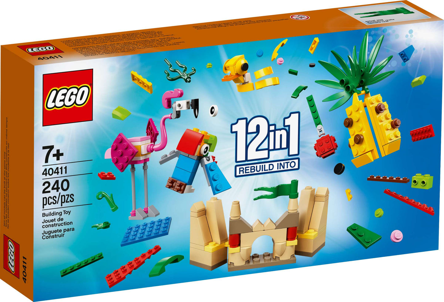 Creator 40411 Creative Fun 12-in-1 Rebuilt Into