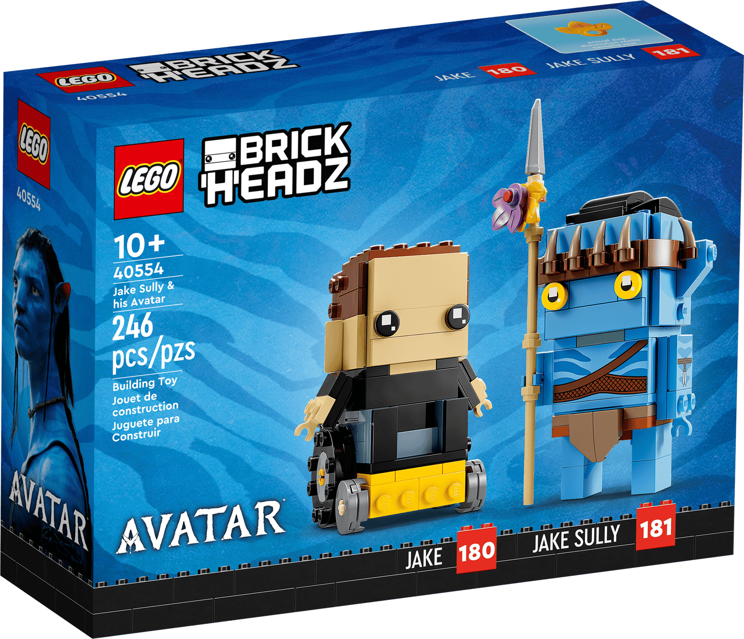 BrickHeadz: Avatar 40554 Jake Sully and his Avatar