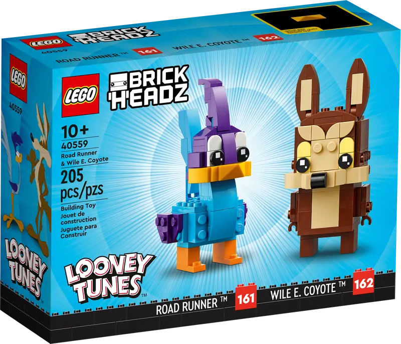 LEGO BrickHeadz 40559 Road Runner & Wile E. Coyote