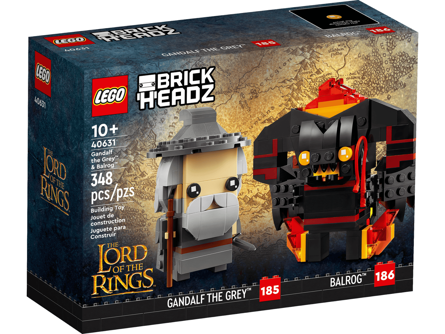 BrickHeadz: Lord of the Rings 40631 Gandalf the Grey & Balrog