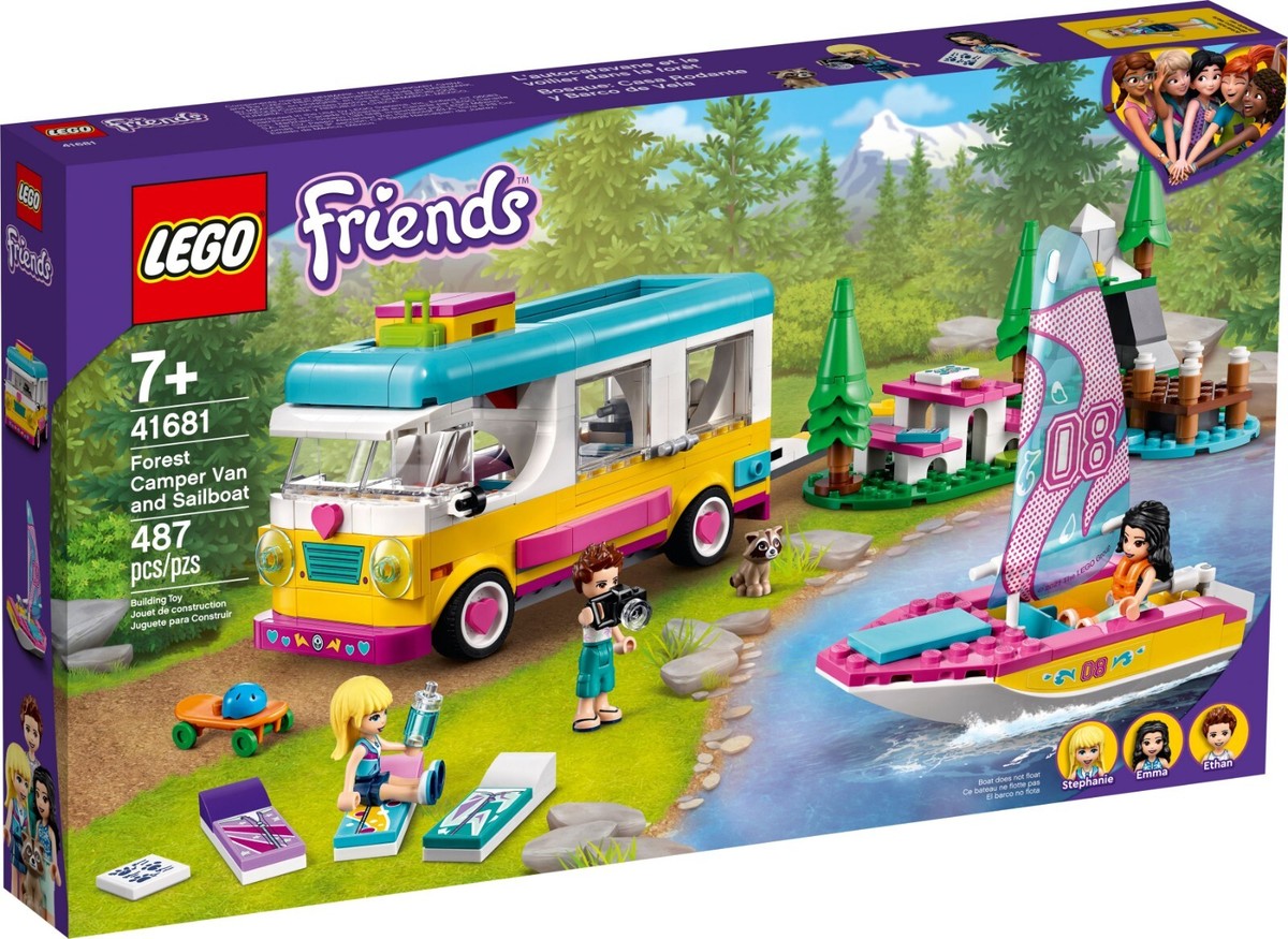 Friends 41681 Forest Camper Van and Sailboat