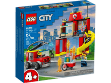 City 60375 Fire Station and Fire Truck