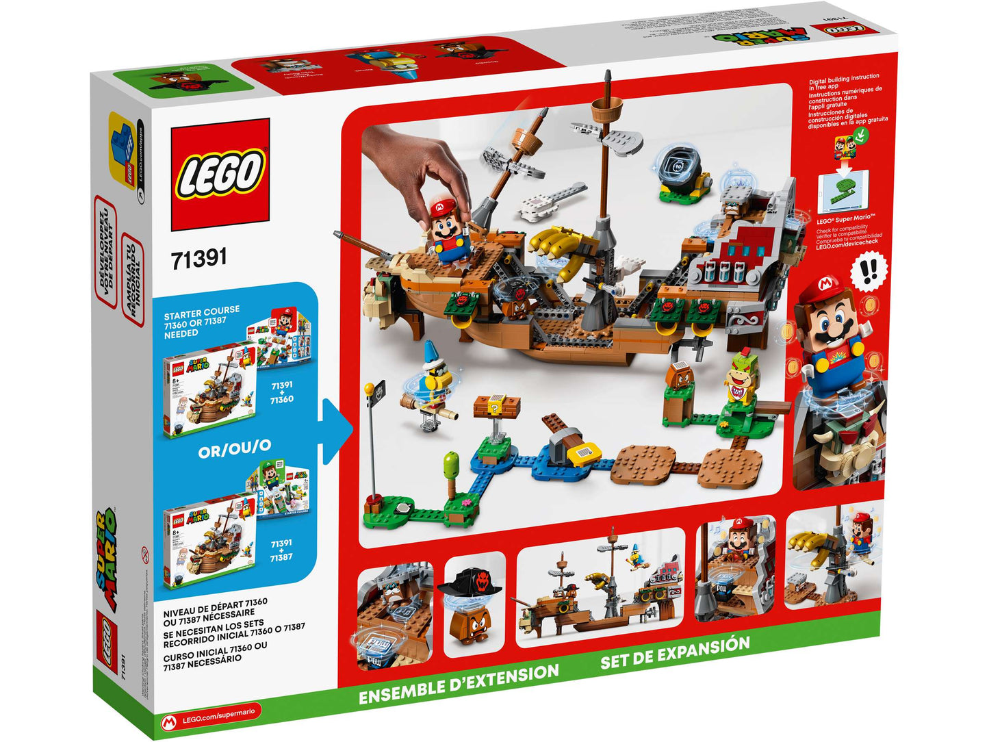Super Mario 71391 Bowser’s Airship