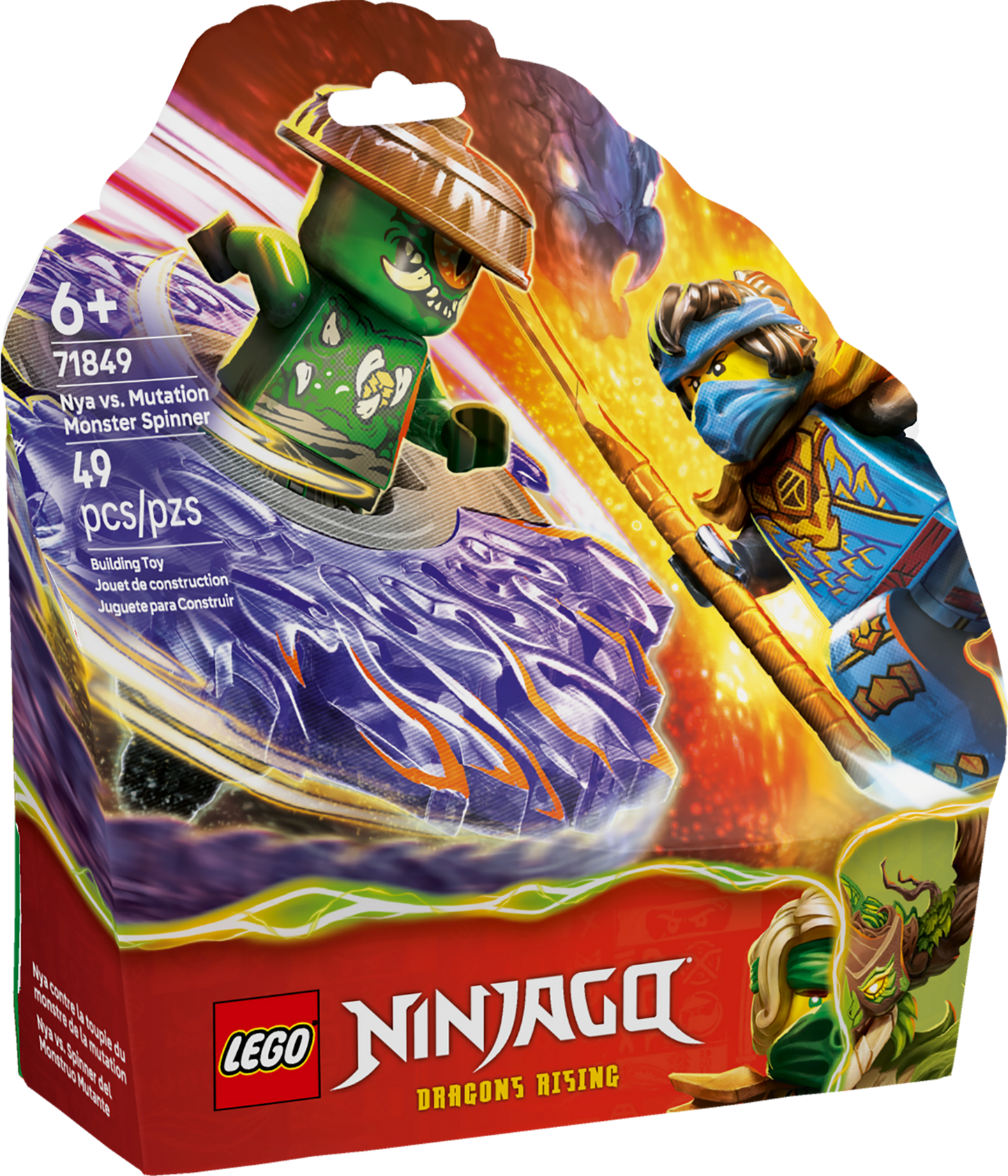 Ninjago 71849 Nya vs. Mutation Monster Spinner