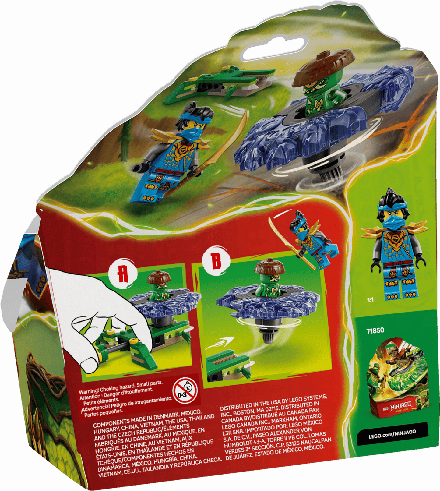 Ninjago 71849 Nya vs. Mutation Monster Spinner