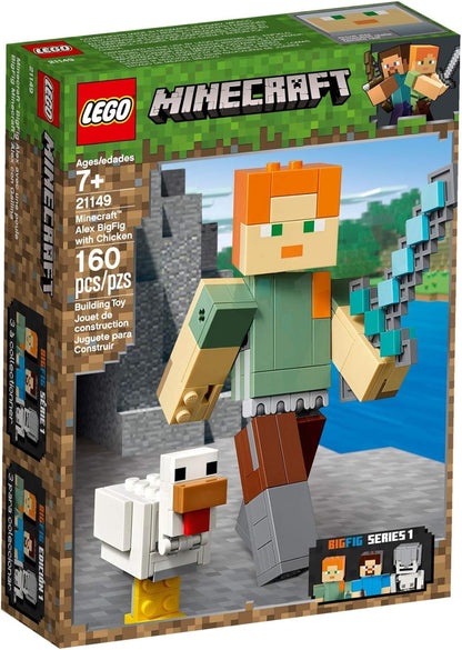 LEGO Minecraft 21149 Alex BigFig with Chicken