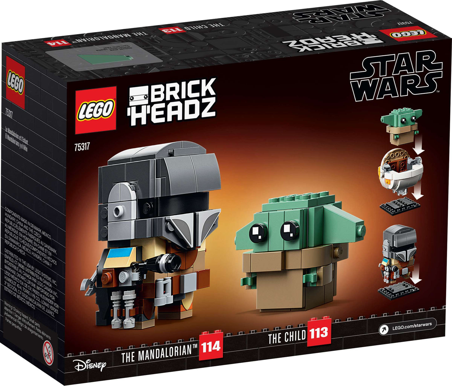 BrickHeadz: Star Wars 75317 The Mandalorian and the Child