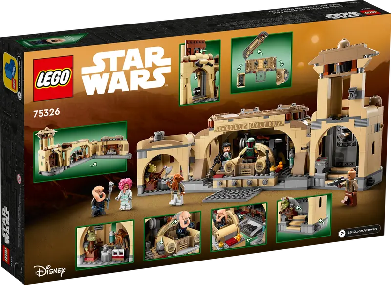 LEGO Star Wars 75326 Boba Fett's Throne Room