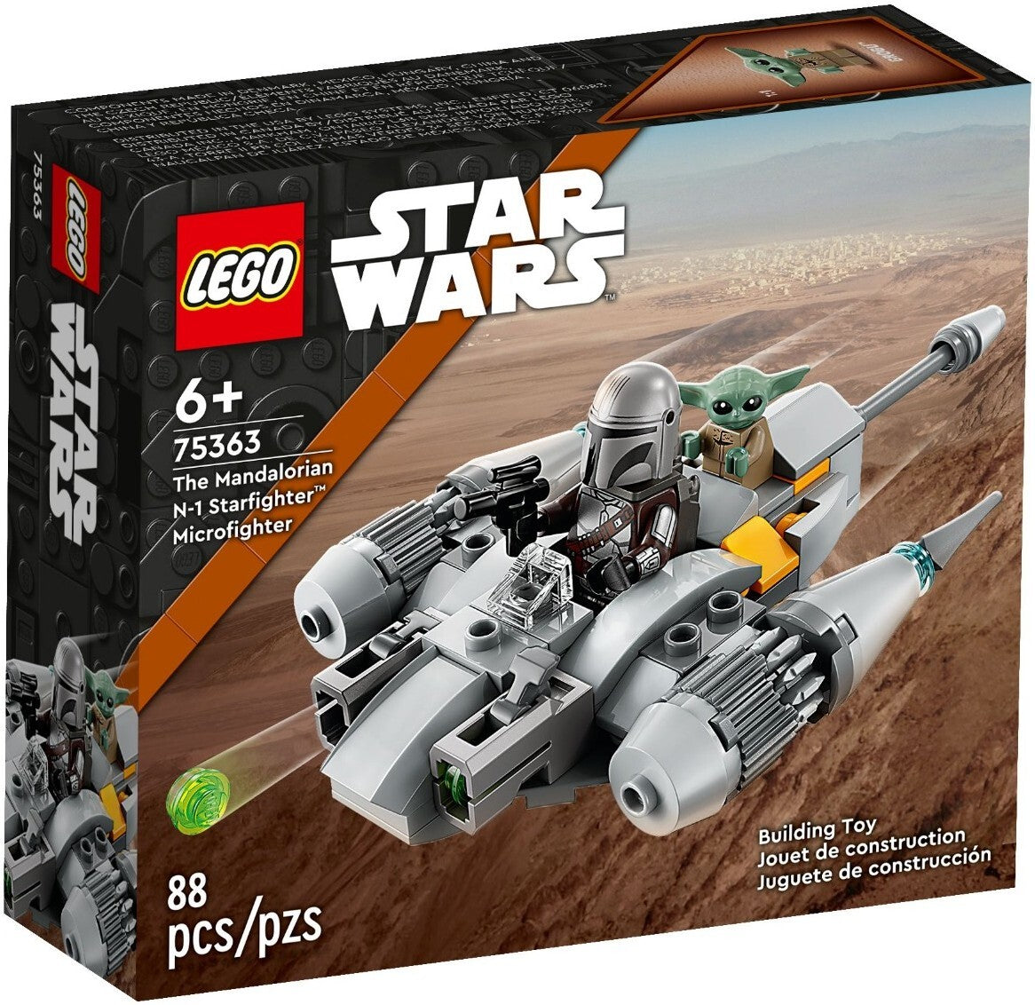Star Wars 75363 The Mandalorian N-1 Starfighter Microfighter
