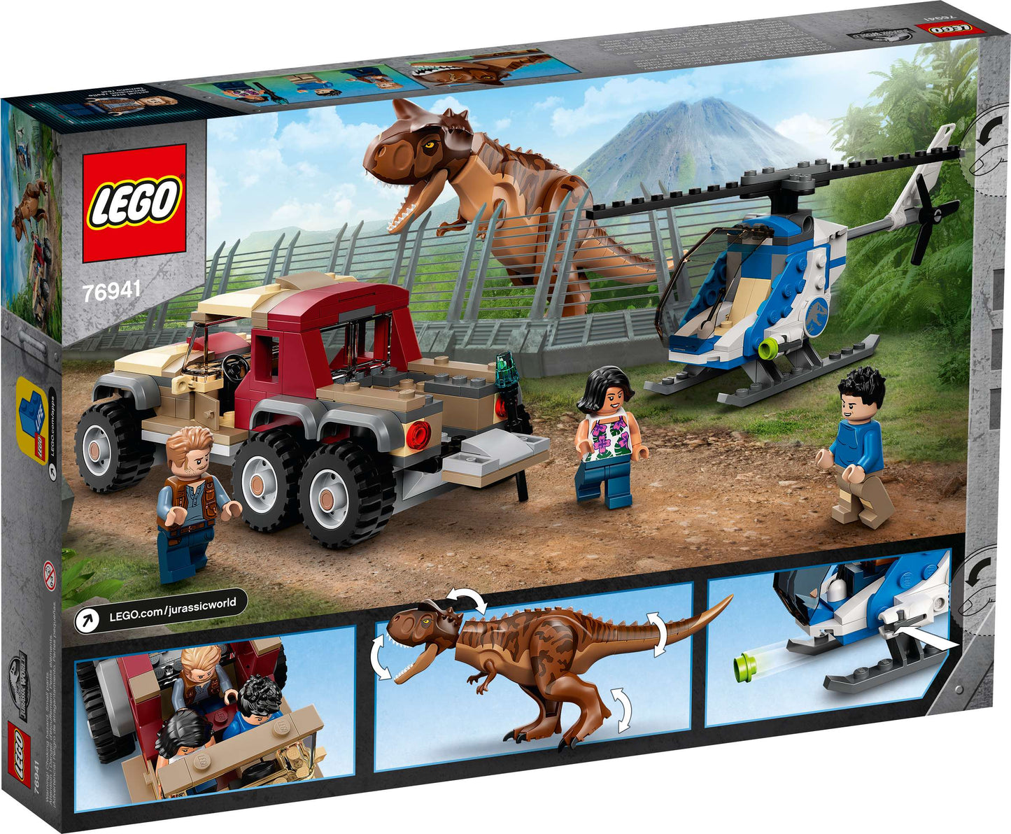 Jurassic World 76941 Carnotaurus Dinosaur Chase