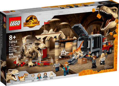 Jurassic World 76948 T. Rex & Atrociraptor Dinosaur Breakout