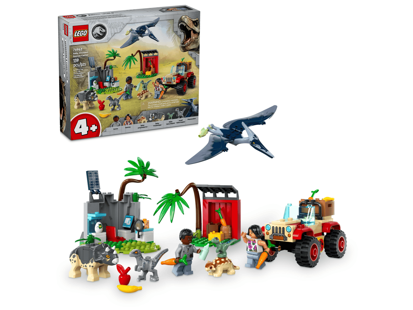 Jurassic 76963 Baby Dinosaur Rescue Center