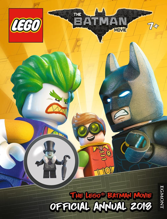 The Batman Movie Official Annual 2018 with Penguin Minifigure