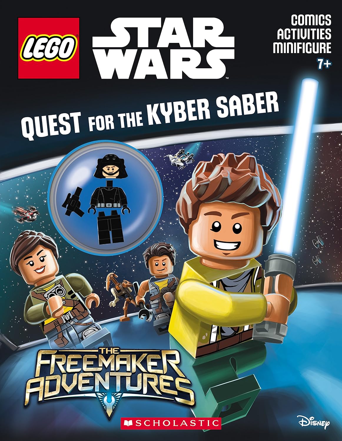 LEGO STAR WARS: Quest for the Kyber Saber - Activity Book with Minifigure