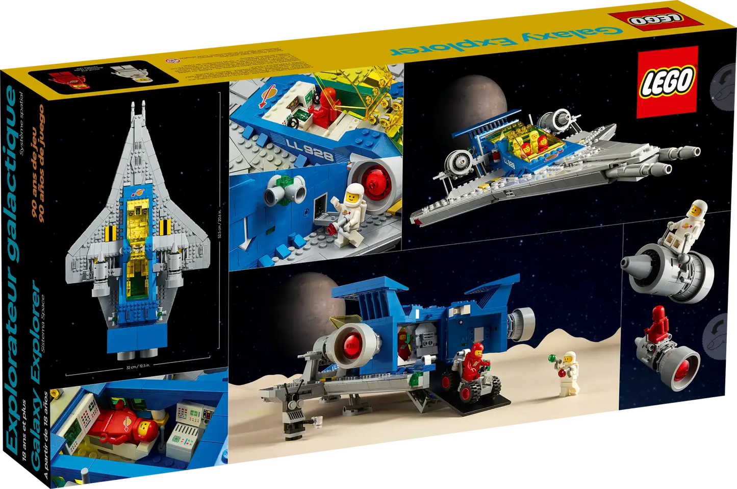 LEGO Icons 10497 Galaxy Explorer Space System (90th Anniversary)