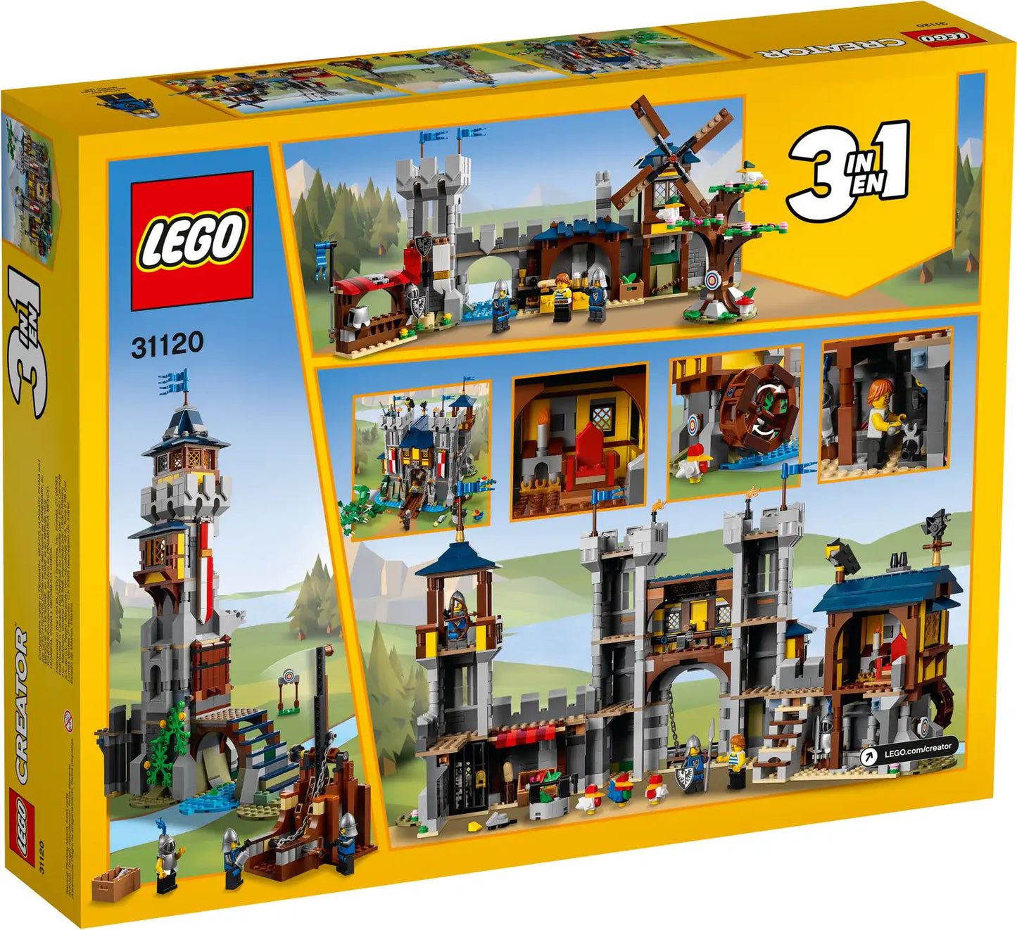 LEGO Creator 31120 Medieval Castle 3in1