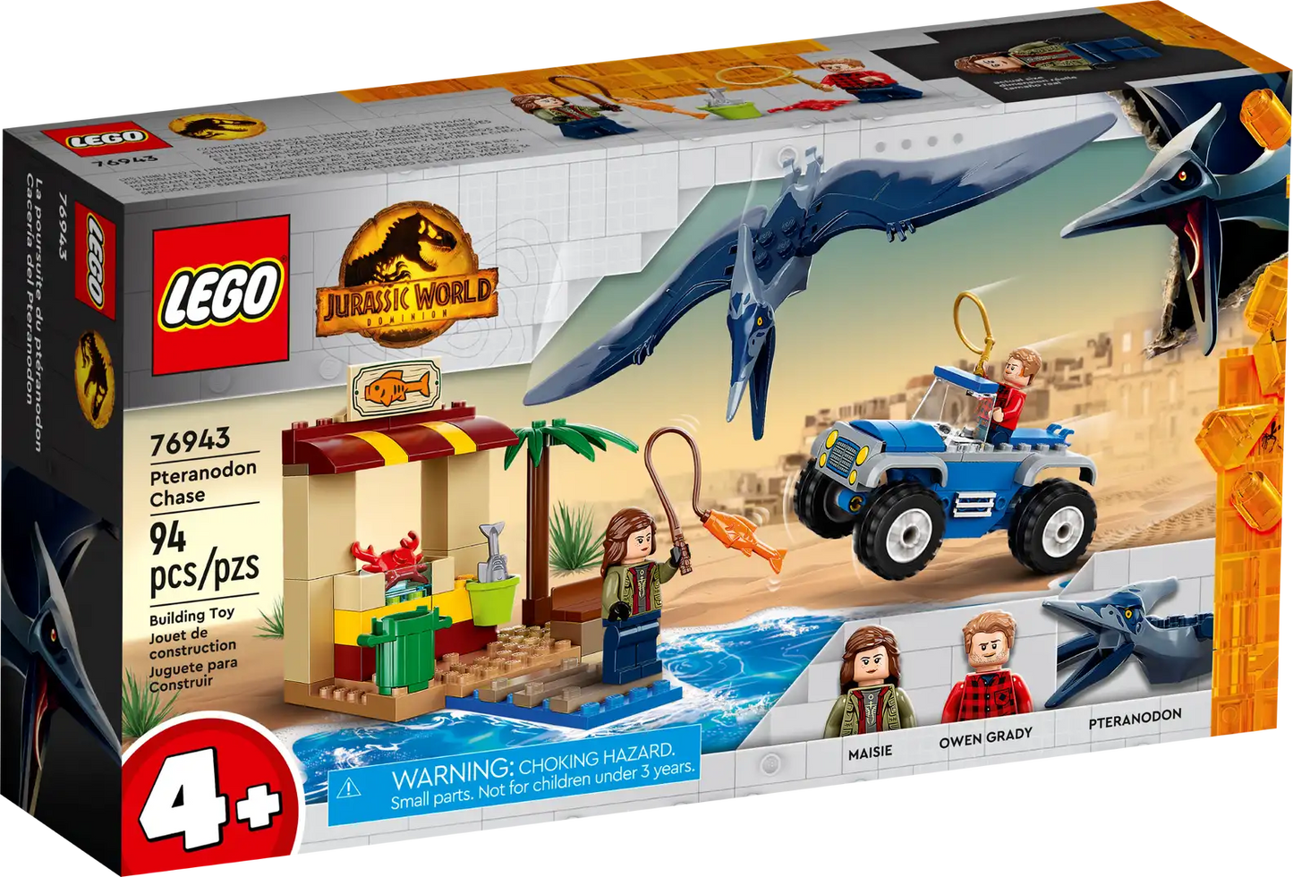 LEGO Jurassic World 76943 Dominion Pteranodon Chase