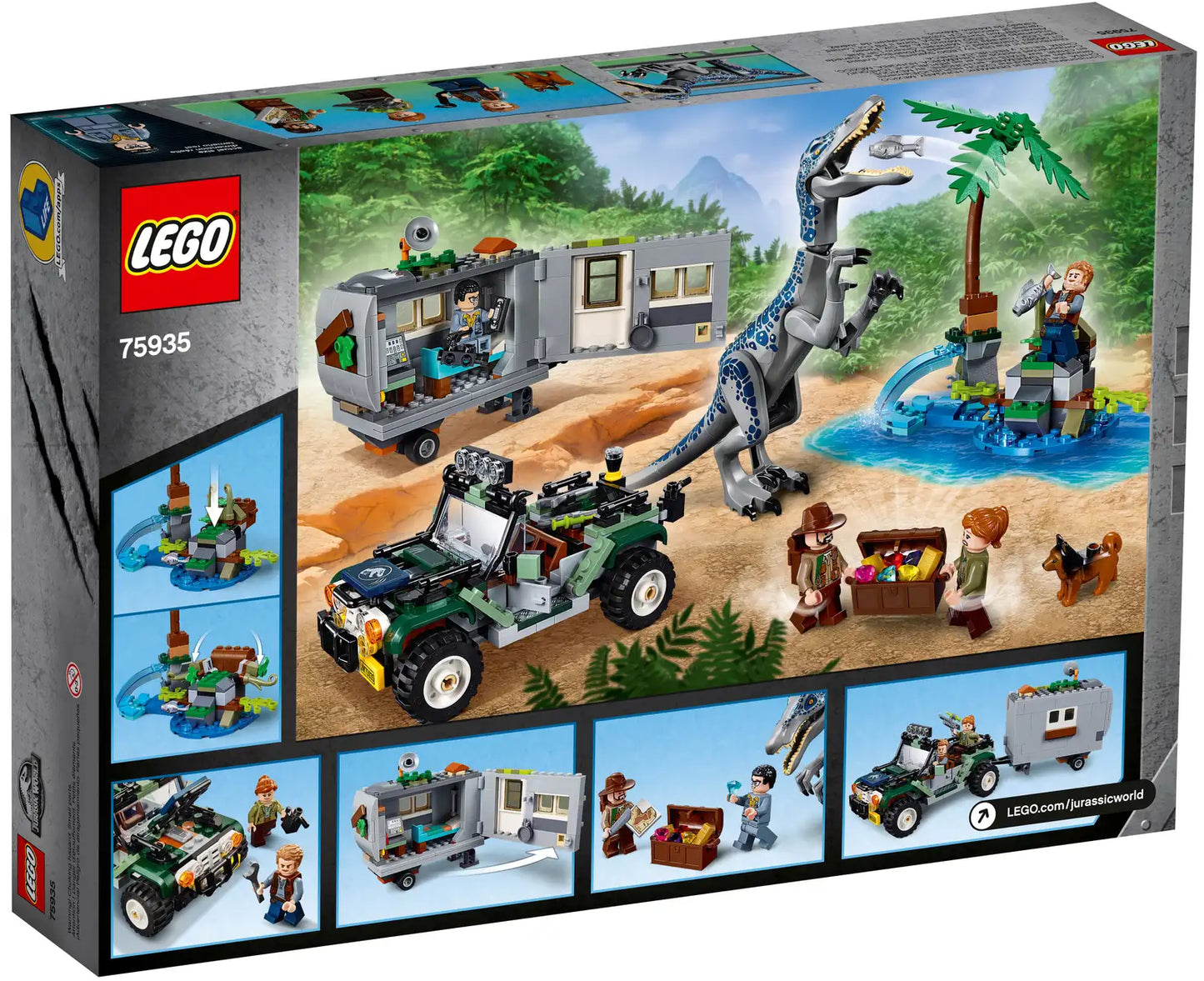 LEGO Jurassic World 75935 Baryonyx Face-Off: The Treasure Hunt