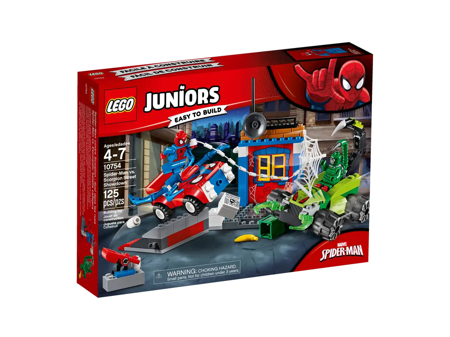 LEGO Juniors 10754 Spider-Man vs. Scorpion Street Showdown